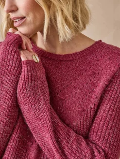 Femme Daxon Pull avec laine et alpaga