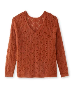 Femme Daxon Pull avec mohair et laine