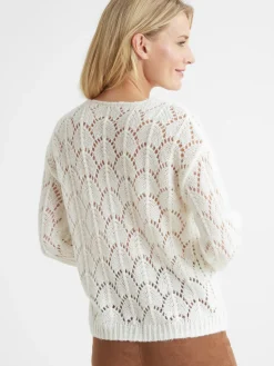 Femme Daxon Pull avec mohair et laine