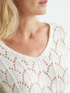 Femme Daxon Pull avec mohair et laine