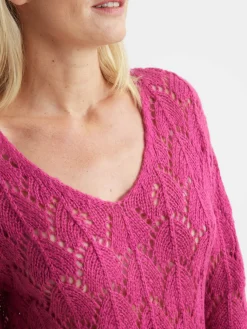 Femme Daxon Pull avec mohair et laine