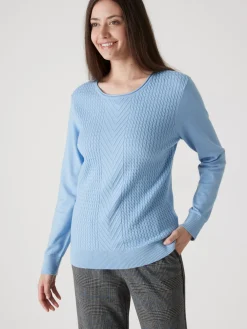 Femme Daxon Pull avec torsades