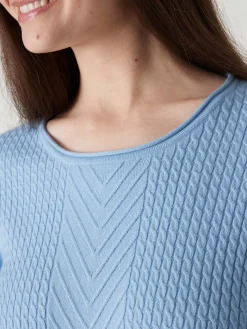 Femme Daxon Pull avec torsades