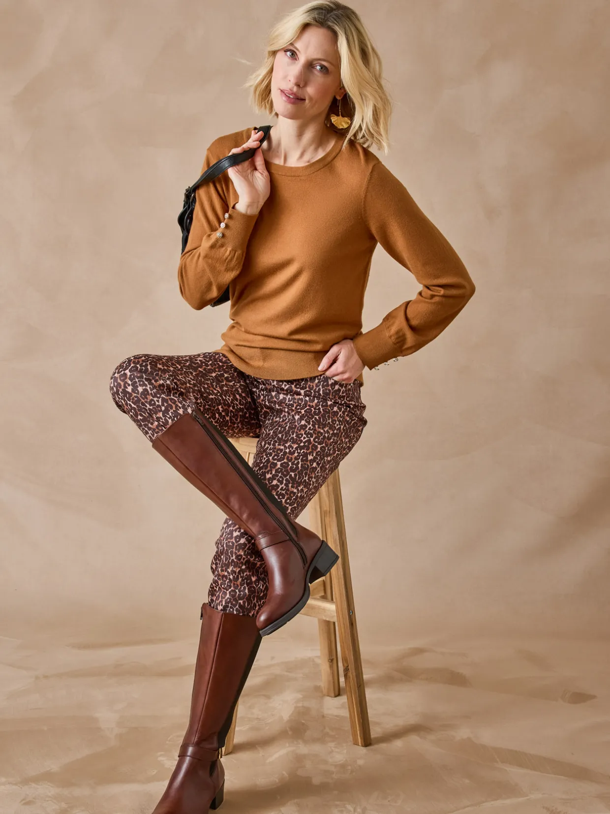 Femme Daxon Pull boutons-bijoux aux manches