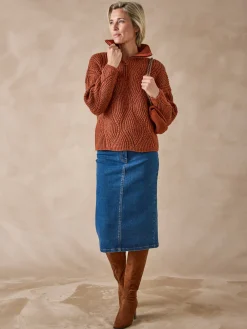 Femme Daxon Pull camionneur zippé et bonnet