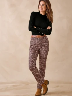 Femme Daxon Pull col montant avec laine