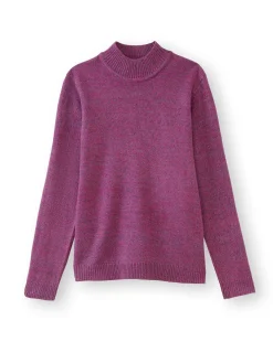 Femme Daxon Pull col montant manches longues