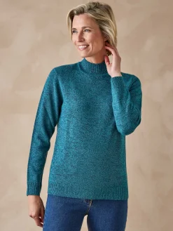 Femme Daxon Pull col montant manches longues