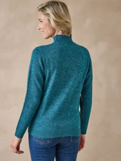 Femme Daxon Pull col montant manches longues