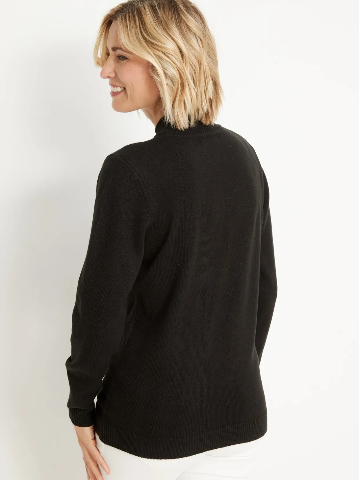 Femme Daxon Pull col montant manches longues