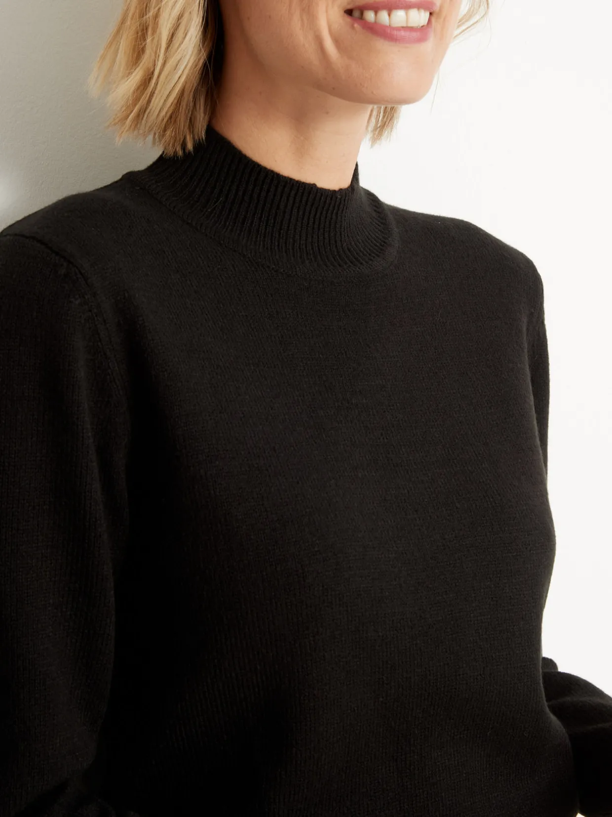 Femme Daxon Pull col montant manches longues