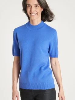 Femme Daxon Pull col montant manches courtes