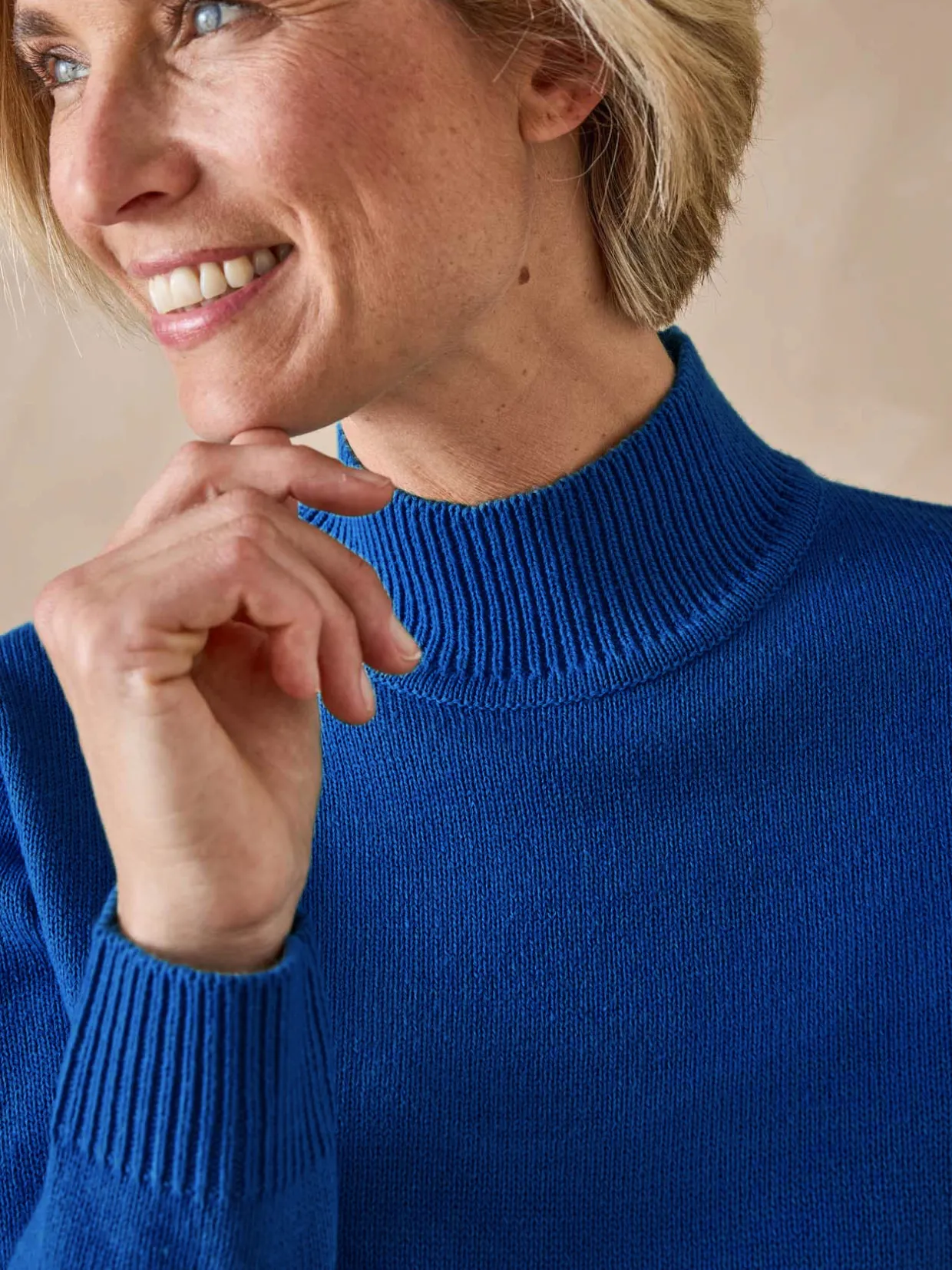 Femme Daxon Pull col montant manches longues