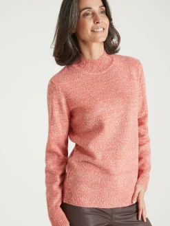 Femme Daxon Pull col montant manches longues