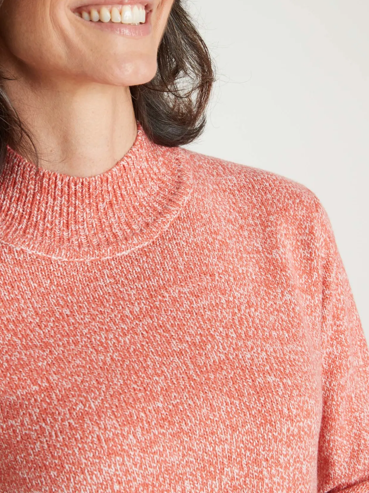 Femme Daxon Pull col montant manches longues