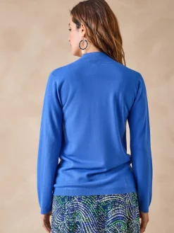 Femme Daxon Pull col montant torsadé