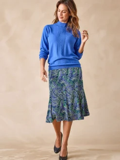 Femme Daxon Pull col montant torsadé