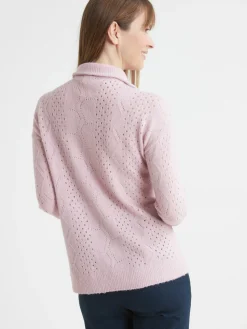 Femme Daxon Pull col montant zippé