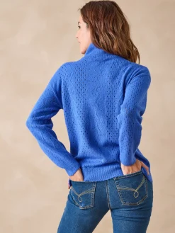 Femme Daxon Pull col montant zippé