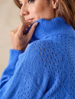 Femme Daxon Pull col montant zippé