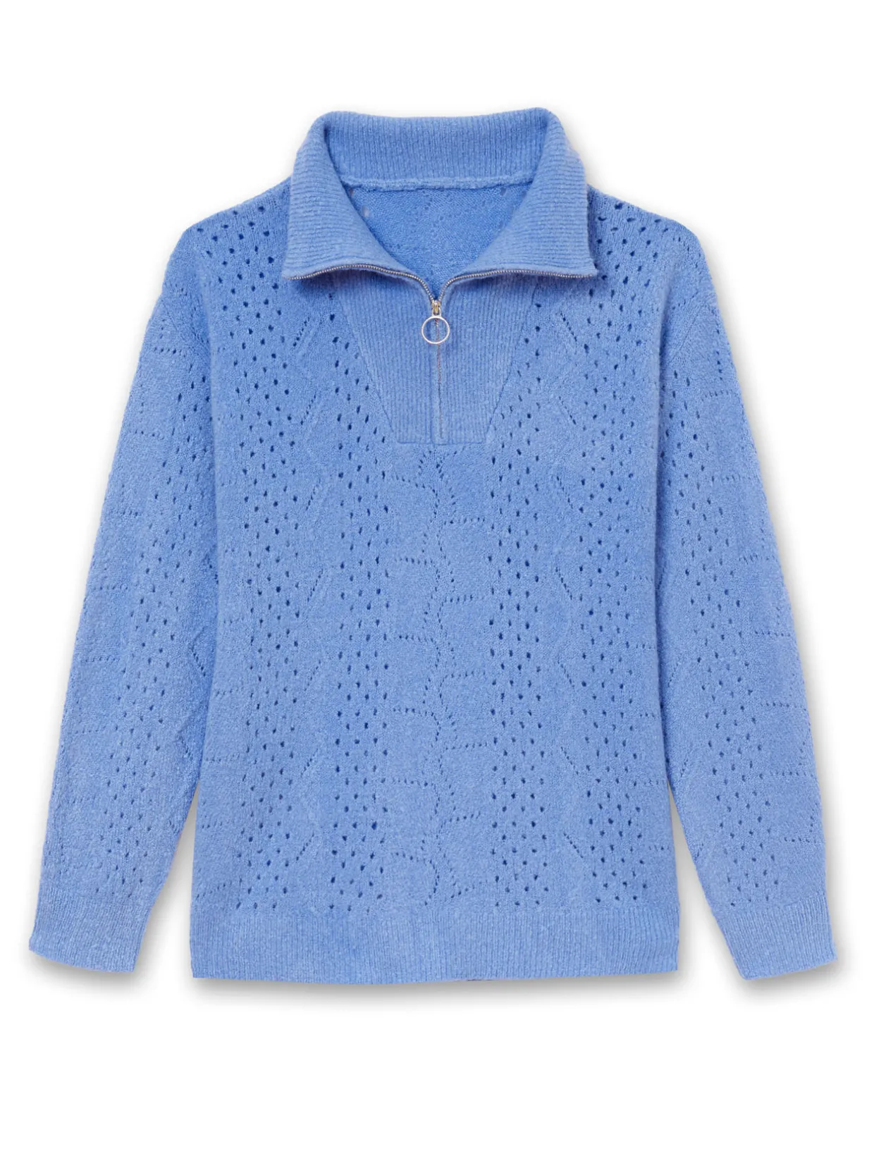 Femme Daxon Pull col montant zippé