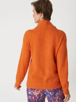 Femme Daxon Pull col montant zippé