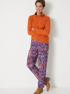 Femme Daxon Pull col montant zippé