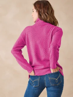 Femme Daxon Pull col montant zippé