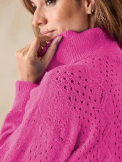 Femme Daxon Pull col montant zippé