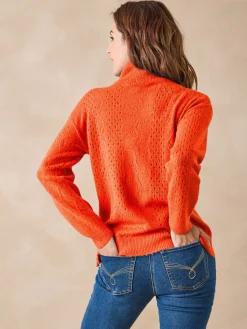 Femme Daxon Pull col montant zippé