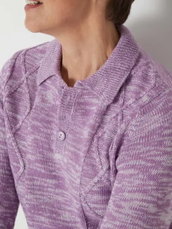 Femme Daxon Pull col polo