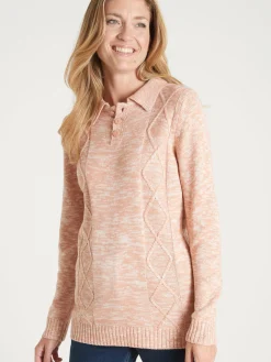 Femme Daxon Pull col polo