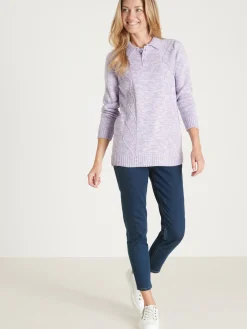 Femme Daxon Pull col polo