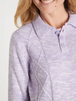 Femme Daxon Pull col polo