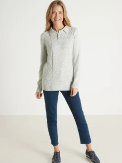 Femme Daxon Pull col polo