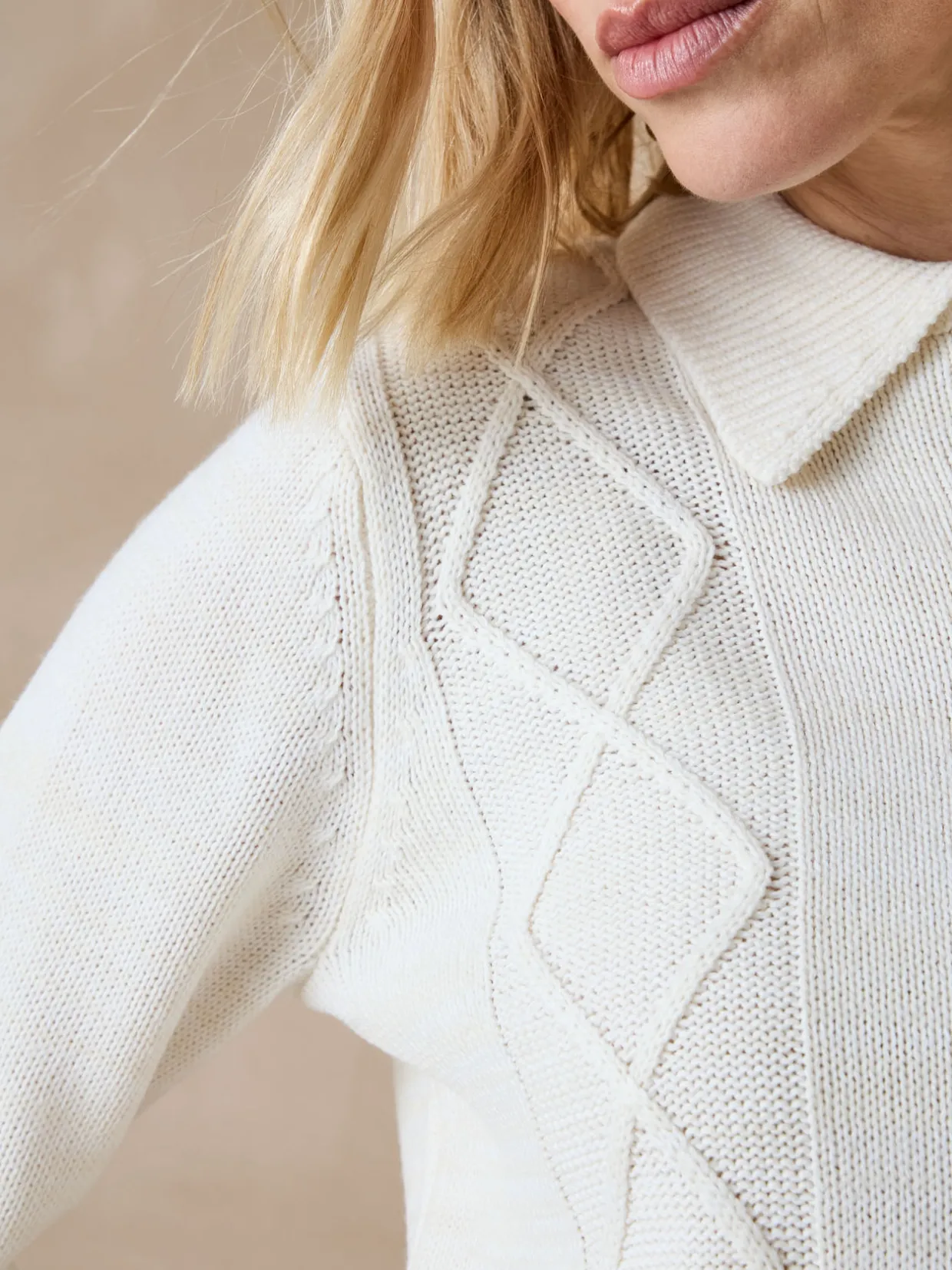 Femme Daxon Pull col polo