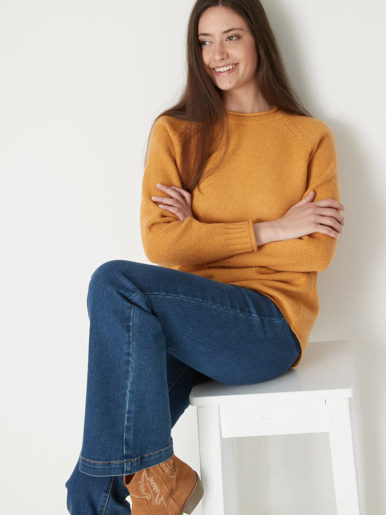 Femme Daxon Pull col rond