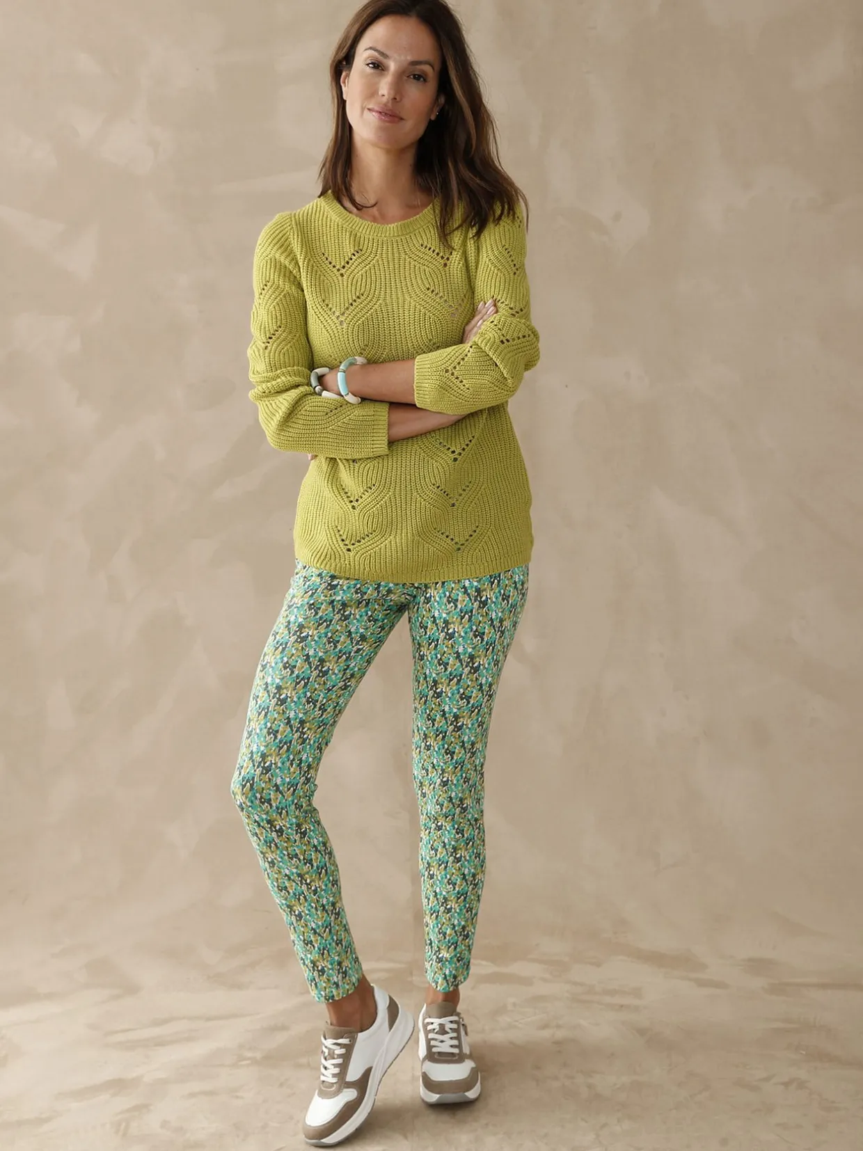 Femme Daxon Pull en côtes perlées