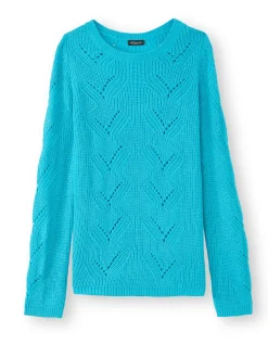 Femme Daxon Pull en côtes perlées