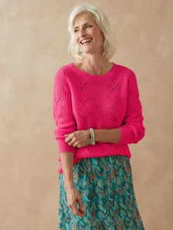 Femme Daxon Pull en côtes perlées