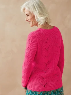 Femme Daxon Pull en côtes perlées