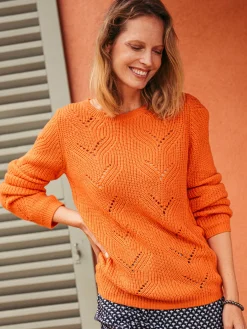 Femme Daxon Pull en côtes perlées