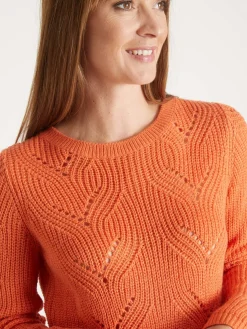 Femme Daxon Pull en côtes perlées