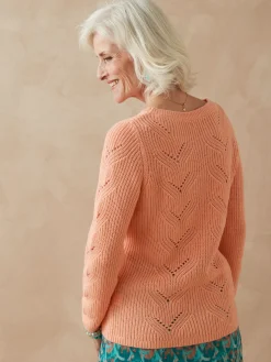 Femme Daxon Pull en côtes perlées