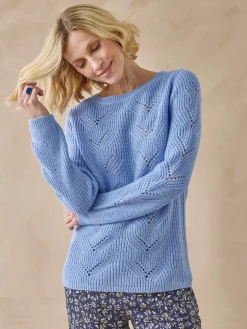 Femme Daxon Pull en côtes perlées