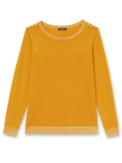 Femme Daxon Pull en maille jersey et ottoman