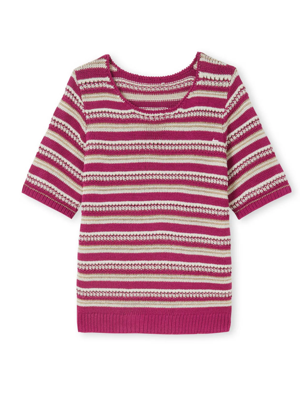 Femme Daxon Pull en maille ruban brillante