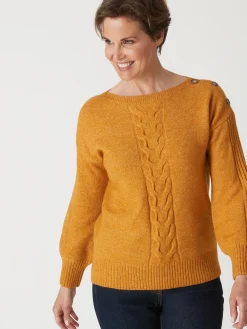 Femme Daxon Pull encolure bateau en jersey envers