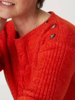 Femme Daxon Pull encolure bateau en jersey envers