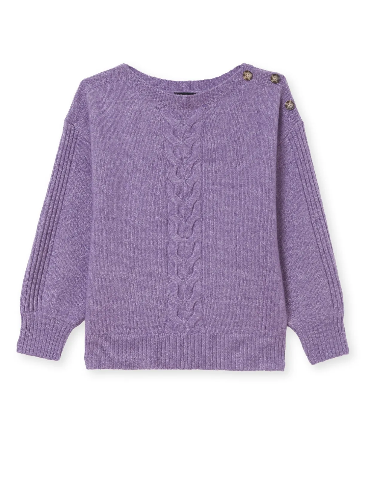 Femme Daxon Pull encolure bateau en jersey envers